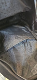 کوله پشتی مشکی کتان کبریتی
